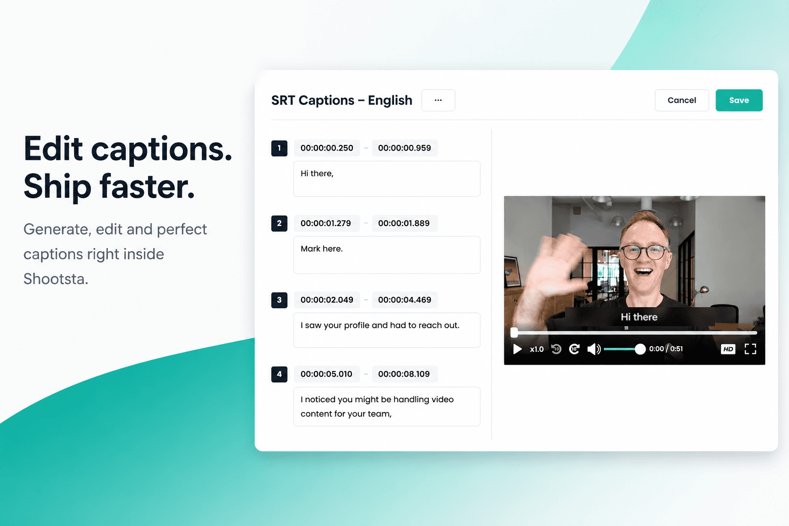 Read How to Add Captions in Shootsta