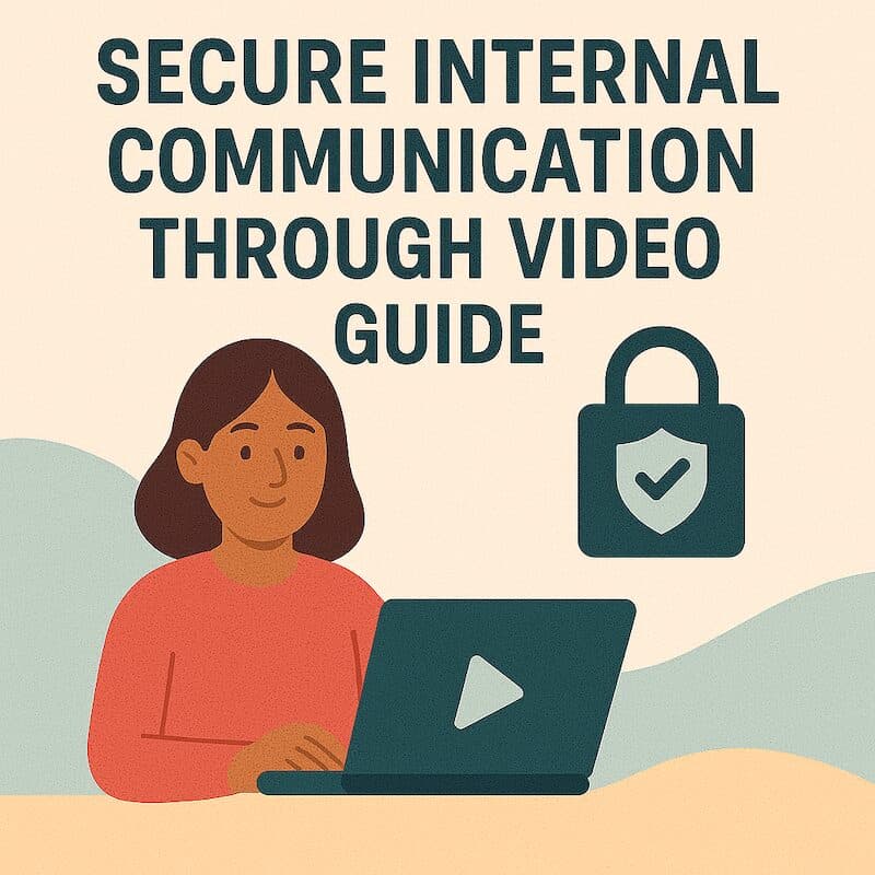 Secure Internal Communication Through Video Guide